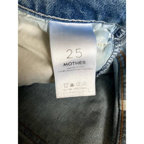 MOTHER SUPERIOR The Hustler Ankle Undone Hem Jeans On My Feet 25 - Picture 7 of 9